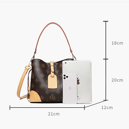 Classic Womne's Bucket Bag, Fashion Crossbody Shoulder Bags Elegant Handbags
