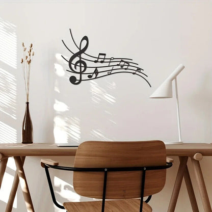 Musical Notes Sign Metal Music Wall Decor Modern Beautiful Music Notes Wall Deco