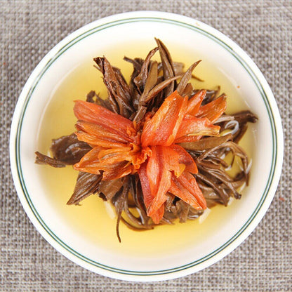 2023 Yunnan Black Tea Fengqing Handmade Lily Pagoda Dianhong Chinese Tea 100g