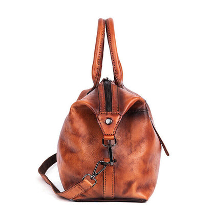 Luxury Hobo Women's Bags, Retro Top Cow Leather Handbag, Tote Sling Shoulder Bag