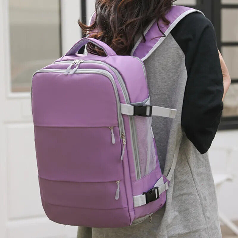 Travel Backpack Women Daypack Bag Strap & USB Charging Port Backpacks