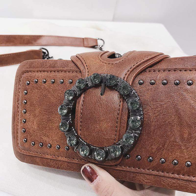 Quality Handbags Small Square Bag Messenger Bag Flap Crossbody Bag