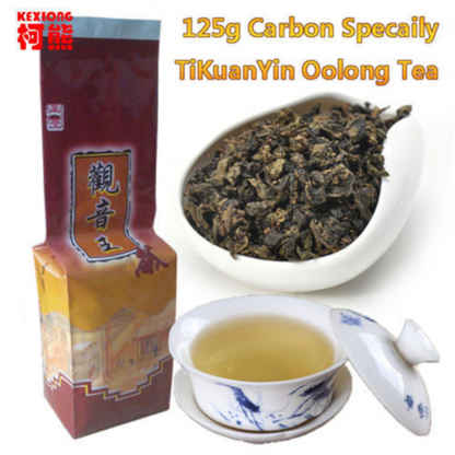 China Tea Carbon Baked Tikuanyin Tea Oolong125g Tieguanyin High Quality-