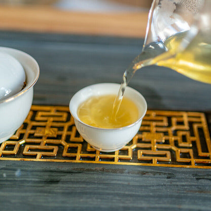 400g Organic Pu'er Seven Seed Cake Tea DaXueshan Handle Tea Pu'er Raw Tea