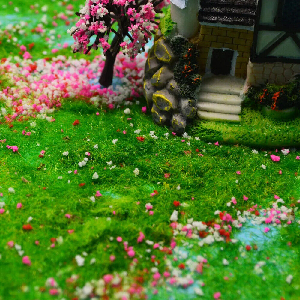 Static Grass Powder 3MM Simulation Turf Flocking Nylon Toy Model Scenery Making