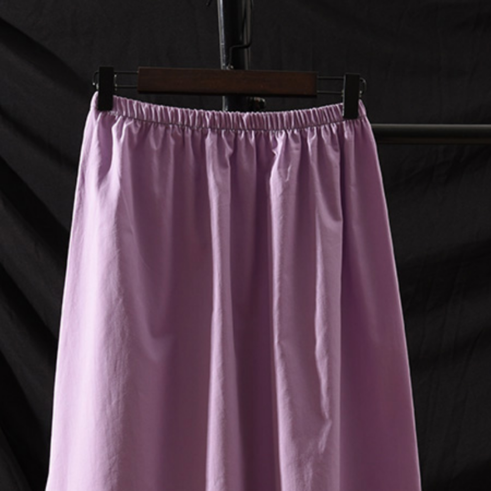 Women Slips Cotton Skirt Midi Petticoat Slips Underskirt Short Casual Retro