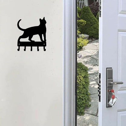 Cat Key Rack Decoration Wall Hanging Pendant Wall Art Home Decor Accessories