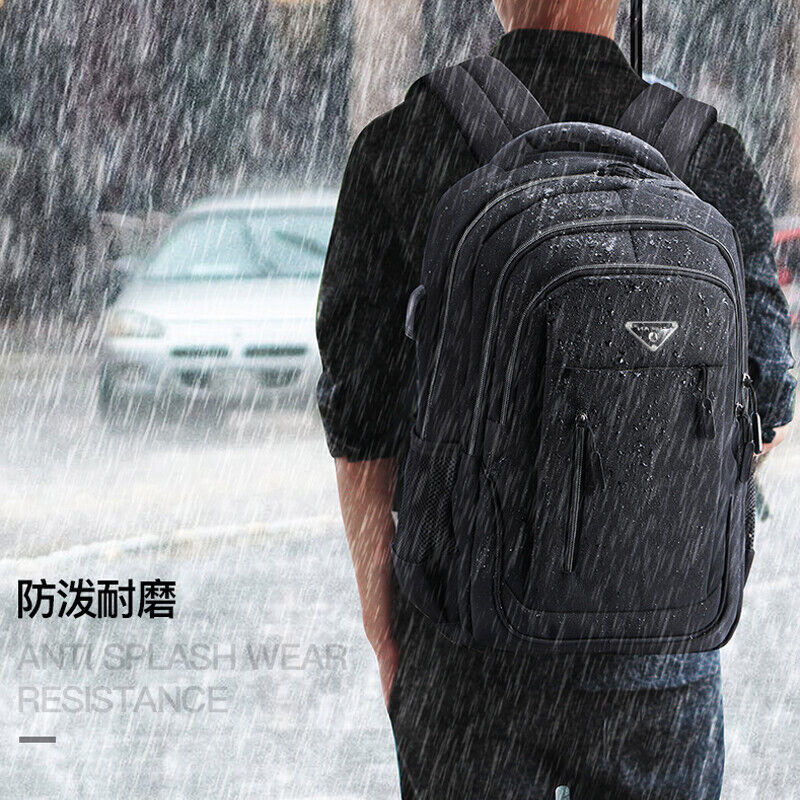 Men Charging Laptop Backpack College Student Backpack Male Business Bag pack