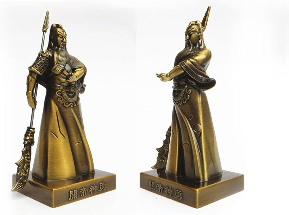 Chinese Fengshui Statue Antique Bronze Finish for Decoration Home Office Gift