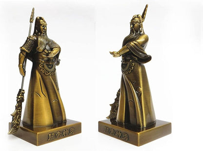 Chinese Fengshui Statue Antique Bronze Finish for Decoration Home Office Gift