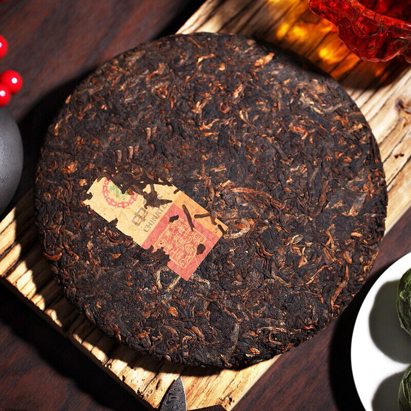 200g TAETEA Puer 701 Batch Yunnan Menghai Dayi Ecology Ripe Pu-erh Tea Cake0532