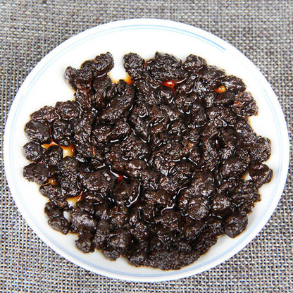 Top Yunnan Ancient Tree PuErh Tea Cooked Glutinous Rice Fragrant Tea Stone 3.5oz
