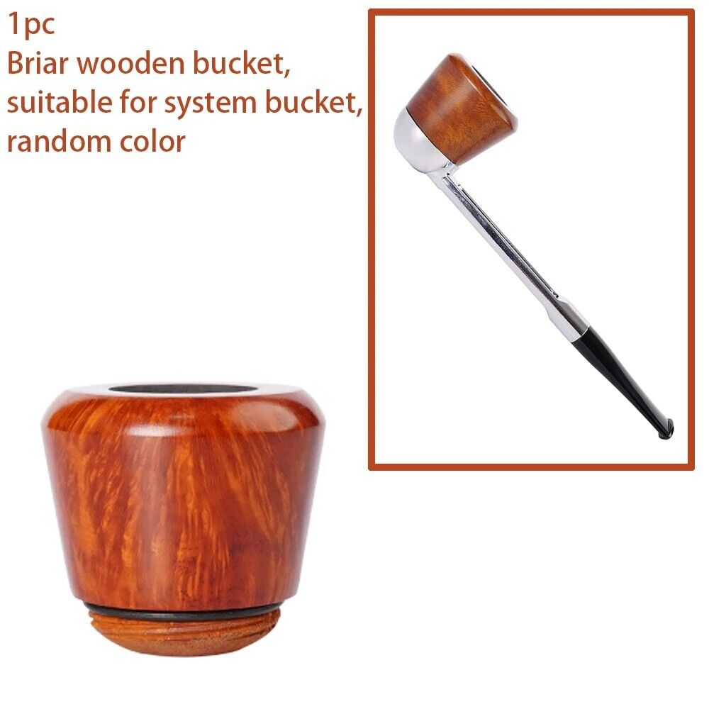 Briar Wooden Bowl 20mm Inner Diameter System Tobacco Pipe Cigar Accessories Tool