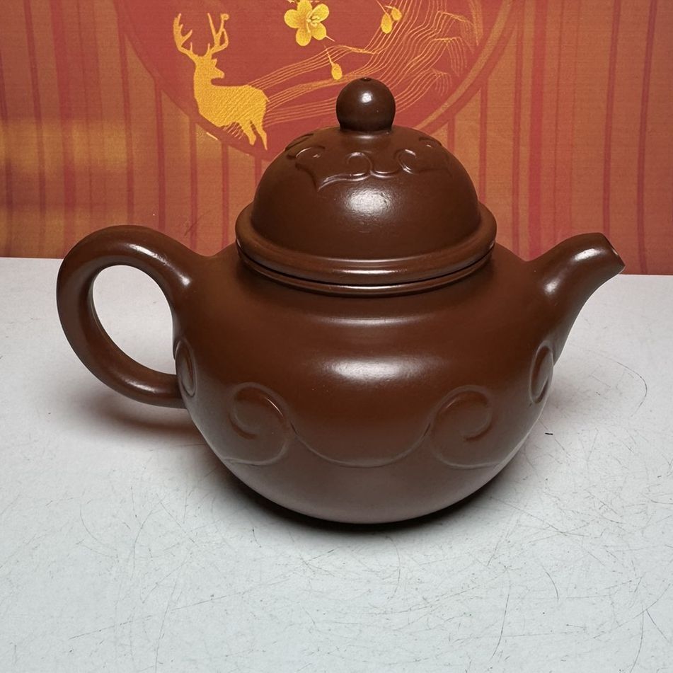 Vintage Chinese Yixing Purple Clay Teapot Zisha Ceremony Collectible Rare Small