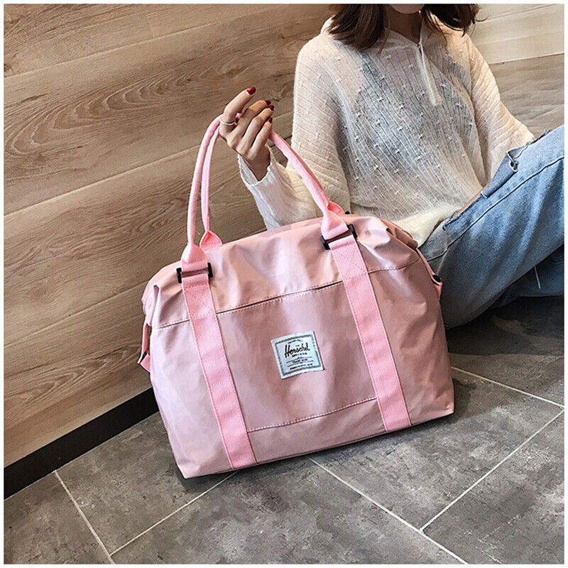 New Women's Ladies Canvas Bagpack Large Capacity Travel Handbags Gym Bag