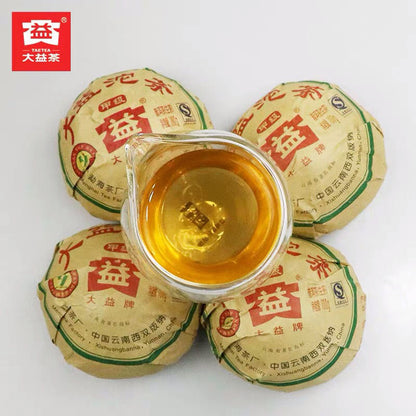2009 Classic Raw Pu'er Tea Jia Ji Tuo Cha Menghai Dayi Pu-erh Tea Puer Raw 500g