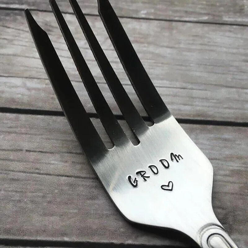 Bride Groom Forks Beach Country Wedding Favors Newlywed Bachelor Hen Party Gifts