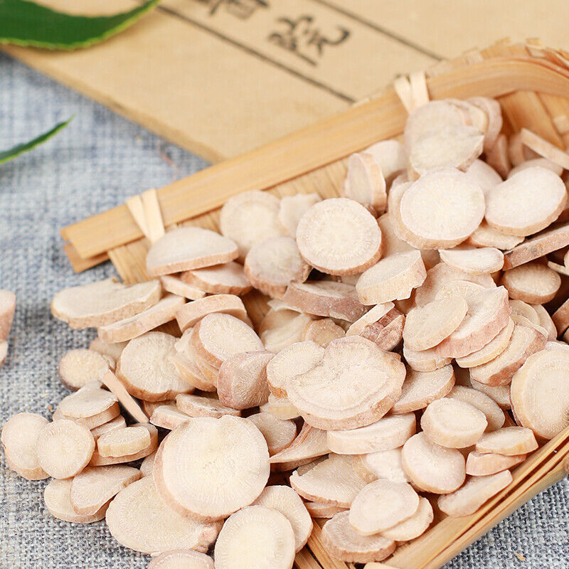 Natural Radix Paeoniae Alba Chinese Herbal Medicine White Peony Root Sliced Tea