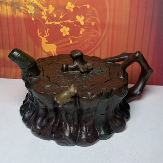 Vintage Chinese Yixing Purple Clay Teapot Zisha Ceremony Nice Teaware Collection