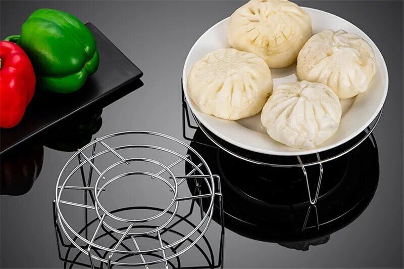 Cookware Steamers Thick Stainless Steel Food Kitchen Rack Insert Steaming Stands