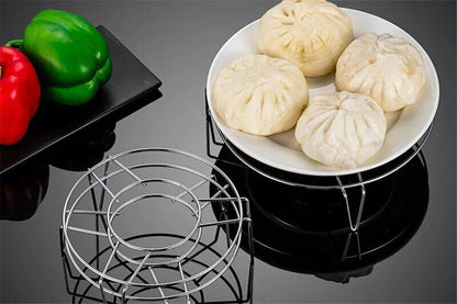 Cookware Steamers Thick Stainless Steel Food Kitchen Rack Insert Steaming Stands