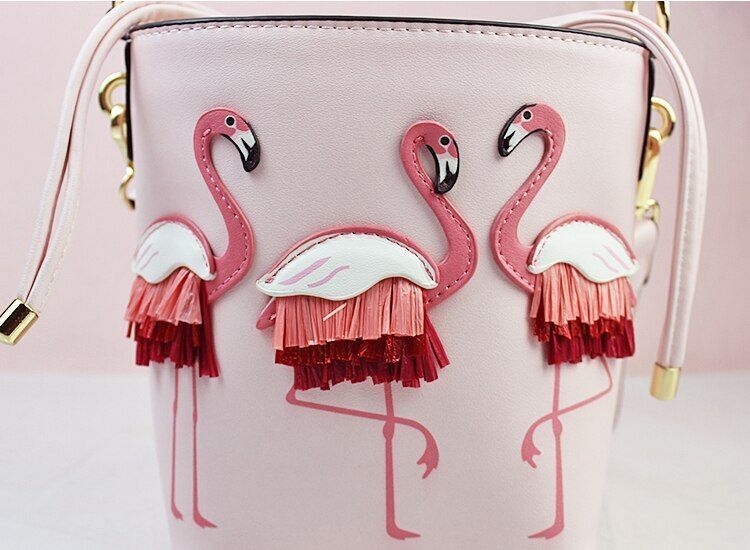 Women Leather Shoulder Bag Messenger Pouch Handbags Totes 16*14*12CM Art Cartoon