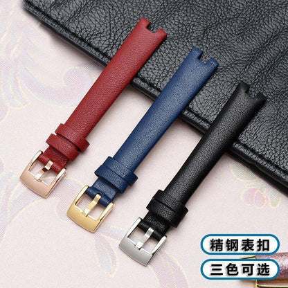 Leather Watch Strap for Gucci Ya141501 Ya141401 Series Notch Bracelet 14mm 16mm