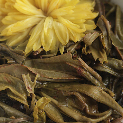Pu-erh Flower Tea Dragon Pearl 18 raw tea 6 flavor combination flower tea