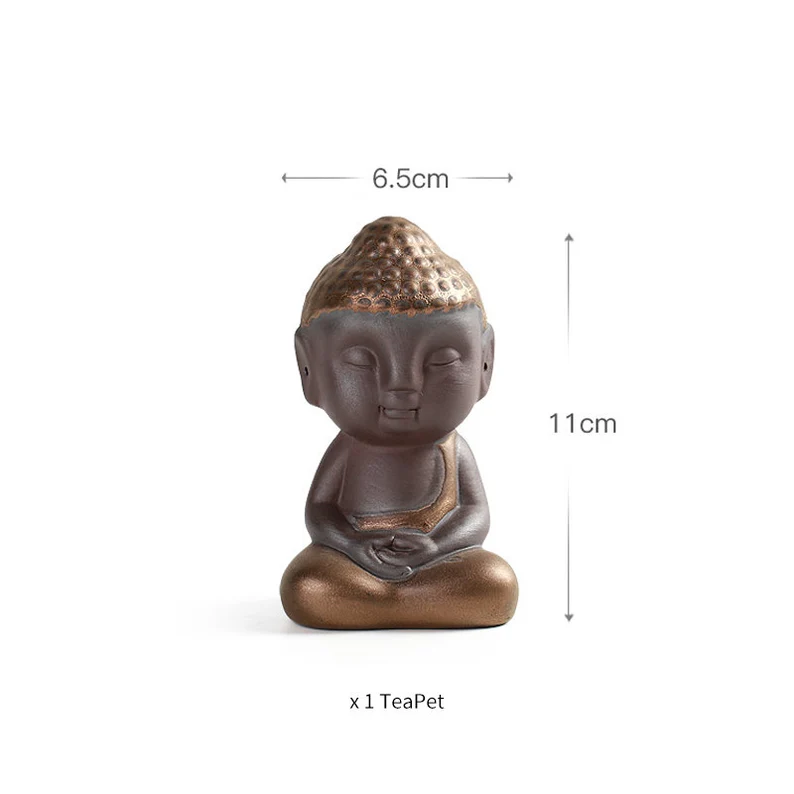 Embersceramic Ceramic Small Buddha Statue Teapet