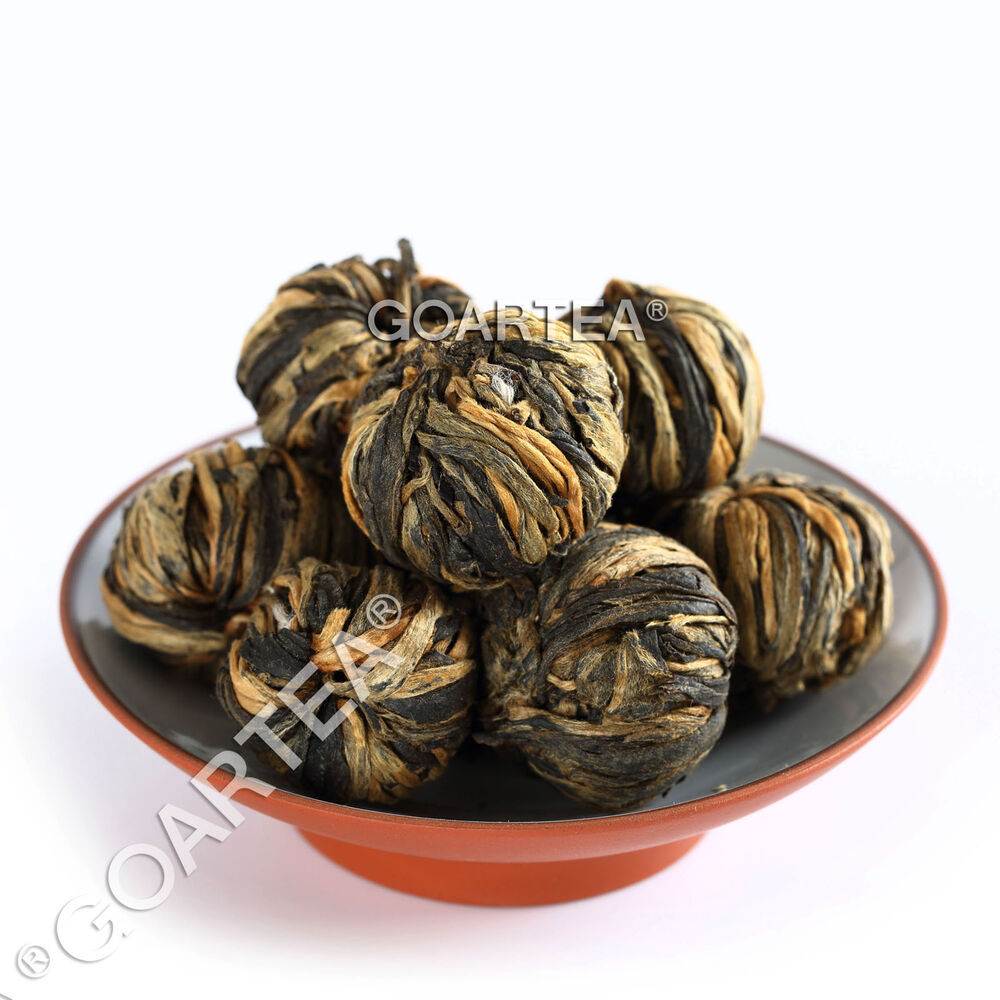 HELLOYOUNG 100g Nonpareil Supreme Yunnan Black Tea Dragon Pearl Dian Hong Ball