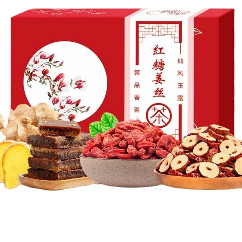 12g*10 Bags Natural Hongtangjiangsicha Brown Sugar Ginger Tea Women Health Care