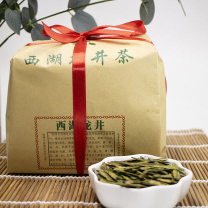 2023 1st Grade West Lake Dragon Well Green Tea Hang Zhou Longjing Cha 250g