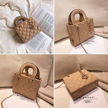 Bags Women Plaid Bag Ladies Shoulder Chain Tote Messenger Crossbody HandBag