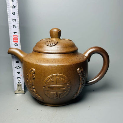 Vintage Chinese Yixing Purple Clay Teapot Zisha Ceremony Fashion Gift Teaware