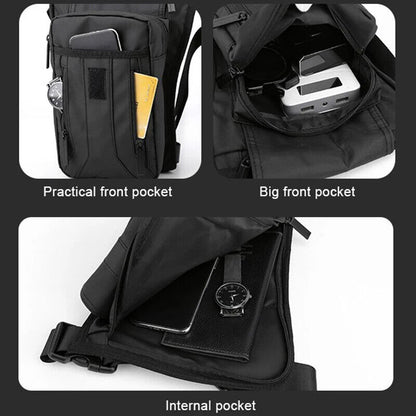 Men Pack Leg Bags Drop Shoulder Bags Travel Tactical Bum Hip Belt Sport Bag