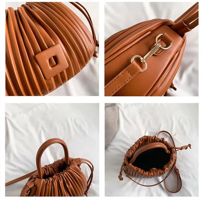 Crossbody Bag Women Shoulder Handbag Female Tote Bag PU Bucket Bag