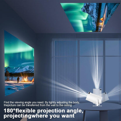 4k Mini Projector. Hy300 Wifi Portable Home Cinema Outdoor Movie Theater bundle