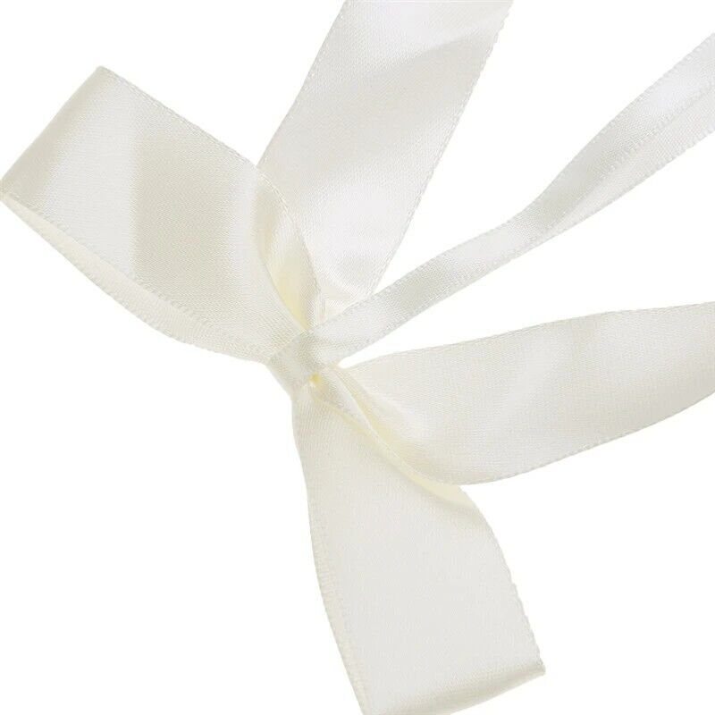 Wedding Pew Decoration 50Pcs Silk Delicate Bowknot Party Cars Ribbon Bow 20x11cm