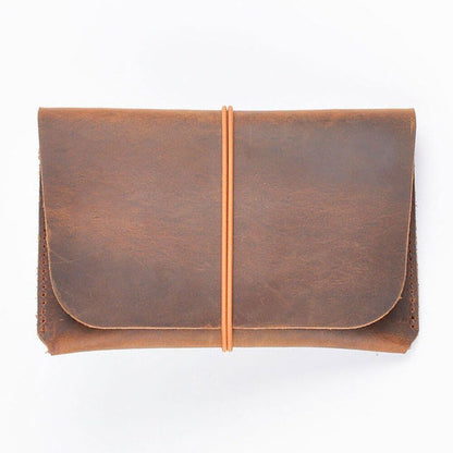 Passport Holders Cover Retro Credit ID Card Wallet 10.5x15cm Crazy Horse Leather