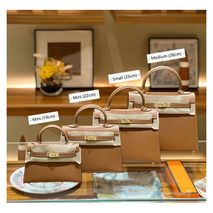 19/22/25/28 Real Leather Flap Handbag Tote Briefcase Fashion Purse Shoulder Bag