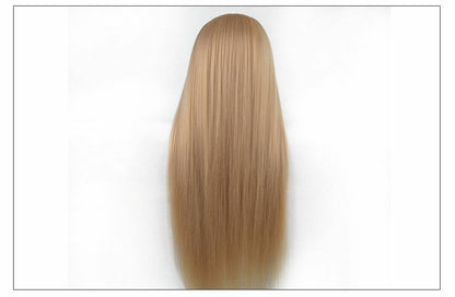 80cm Training Head With Long Thick Hair Practice Hairdressing Styling Mannequins