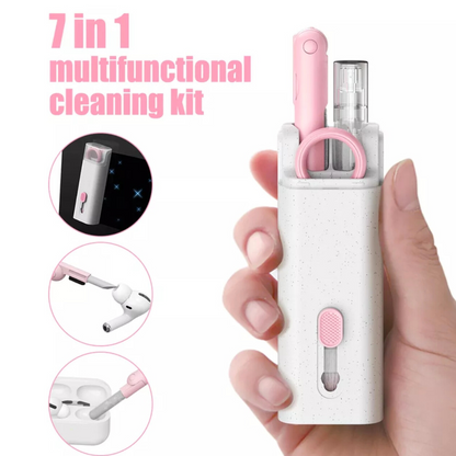 Limpiador De Teclados Limpieza De Auriculares Computador Kit De Cepillos 7en1