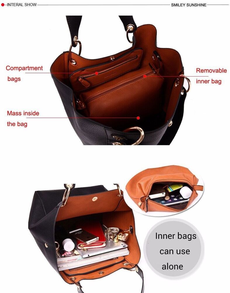 Brown Women Shoulder Bag Leather Bag Female Genuine Handbag Crossbody Bag