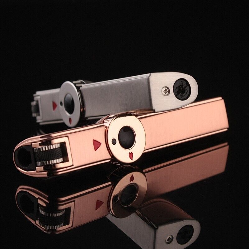 Metal Torch Lighter Granite Single Triple Jet Turbo Gas Spray Gun Cigar Gadgets