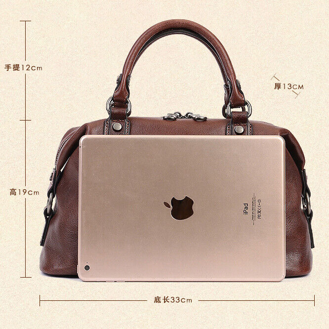 Luxury Women's Bag Retro Genuine Leather Handbag Tote Sling Shoulder Bag Hobo