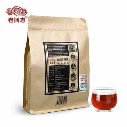 2021 Haiwan Pu-erh Tea Old Comrade Third-level Loose Tea Ripe Pu'er Tea 500g Bag