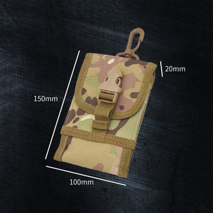 Metal Detector Camo Bag Waist Pack Hook Loop Belt Pouch Military Outdoor Sports