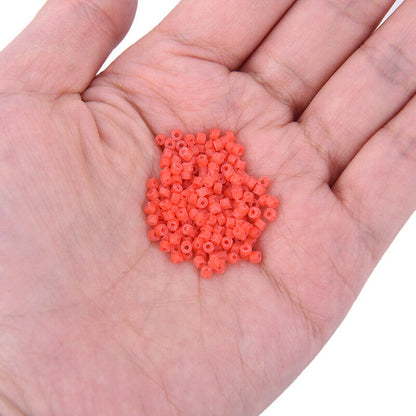 12bags/set=2400pcs Red Fishing Accessories Tackle Rubber Band For Bloodworm B-ca