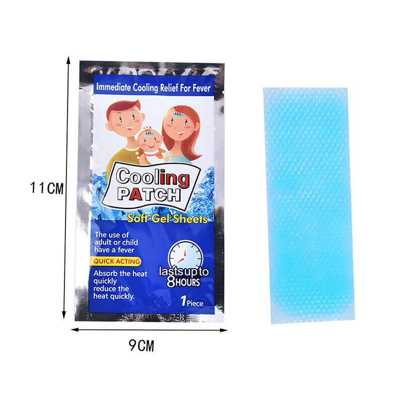 10Pcs/bag Pain Relief Baby Fever Patch Bring Fever Down Cooling Gel for Headache