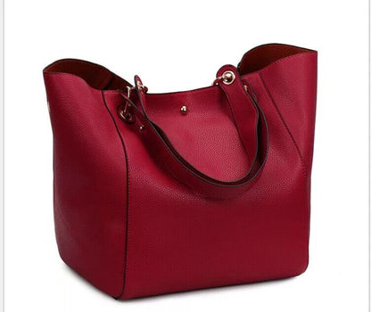 Luxury Women Leather Shoulder Bag Big Tote Large Messenger Satchel Bags Handbags